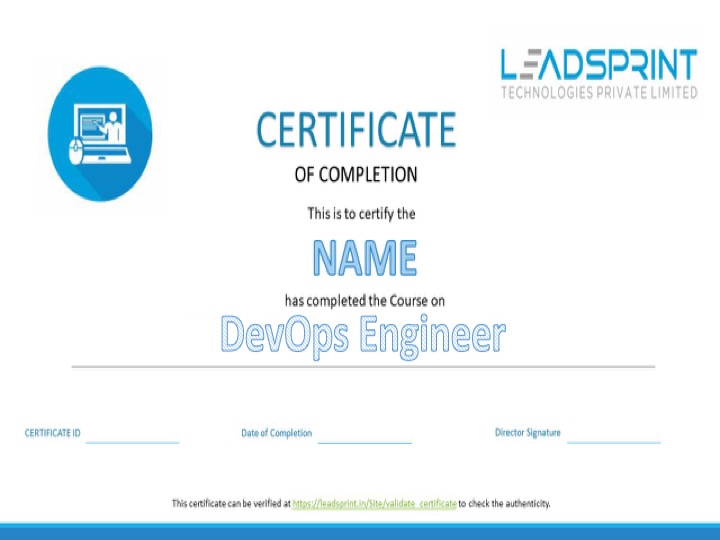 DevOps Associate Certification